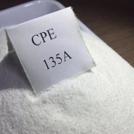 CPE 135A คลอรีนพอลิเอทิลีน CPE Impact Modifier CAS 63231-66-3 ผงสีขาว